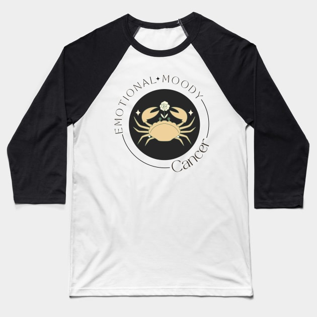 Cancer Baseball T-Shirt by ARTMeggy